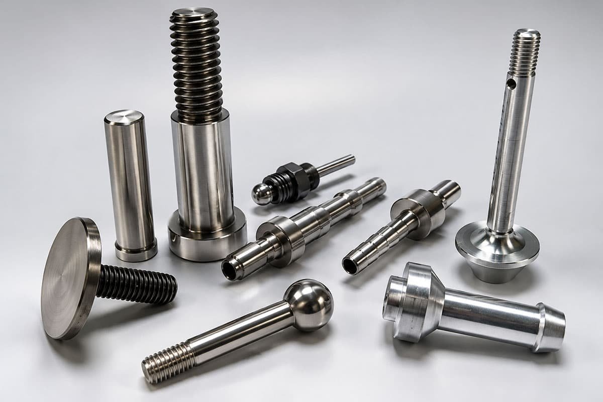 Bolts pins and nozzles manufactured for industrial applications